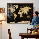 Extra Large World Map Canvas Print – Detailed Map Classic by MyGreatCanvas | Canvas Wall Art Prints | Photo Prints & Wall Decor