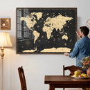 World Map Canvas Print – Detailed Map of the World Wall Art by MyGreatCanvas | Canvas Wall Art Prints | Photo Prints & Wall Decor