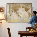 World Map Canvas Print – Detailed Map of the World Wall Art by MyGreatCanvas | Canvas Wall Art Prints | Photo Prints & Wall Decor