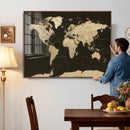 World Map Canvas Print – Framed World Map Wall Art for
