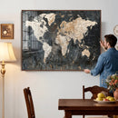 World Map Canvas Print – Detailed Map of the World Wall Art by MyGreatCanvas | Canvas Wall Art Prints | Photo Prints & Wall Decor