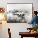 Foggy Forest Wall Art Canvas Print, Misty Pine Tree by MyGreatCanvas | Canvas Wall Art Prints | Photo Prints & Wall Decor
