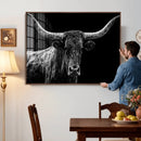 Vintage Texas Longhorn Bull Wall Art Canvas Print, Texas Cow by MyGreatCanvas | Canvas Wall Art Prints | Photo Prints & Wall Decor