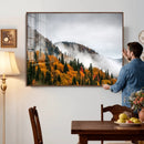 Autumn Forest Wall Art Canvas Print, Foggy Mountain by MyGreatCanvas | Canvas Wall Art Prints | Photo Prints & Wall Decor
