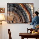 Abstract Tree Ring Wall Art Print – Natural Rustic Wood by MyGreatCanvas | Canvas Wall Art Prints | Photo Prints & Wall Decor
