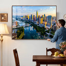 Austin Skyline Wall Art Canvas Print, Austin Downtown Night by MyGreatCanvas | Canvas Wall Art Prints | Photo Prints & Wall Decor