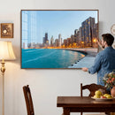 Chicago Wall Art Canvas Print, Chicago City Downtown Night by MyGreatCanvas | Canvas Wall Art Prints | Photo Prints & Wall Decor