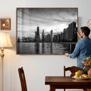Chicago Wall Art Canvas Print, Chicago City Downtown Night by MyGreatCanvas | Canvas Wall Art Prints | Photo Prints & Wall Decor