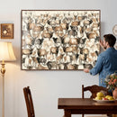 American Elk Wall Art Canvas Print - Abstract Deer Animal by MyGreatCanvas | Canvas Wall Art Prints | Photo Prints & Wall Decor
