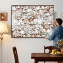 Abstract Longhorn Herd Wall Art Canvas Print - Abstract by MyGreatCanvas | Canvas Wall Art Prints | Photo Prints & Wall Decor