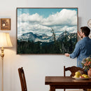 Mountain Forest Wall Art Canvas Print, Alpine Pine Tree by MyGreatCanvas | Canvas Wall Art Prints | Photo Prints & Wall Decor