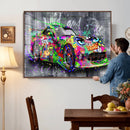 Graffiti Sports Car Street Art Wall Art Canvas Print, by MyGreatCanvas | Canvas Wall Art Prints | Photo Prints & Wall Decor