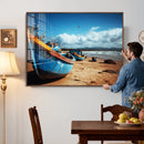 Fishing Boats Wall Art Canvas Print, Coastal Boat Beach by MyGreatCanvas | Canvas Wall Art Prints | Photo Prints & Wall Decor