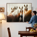 Wild Horse Herd Wall Art Canvas Print, Natural Horse by MyGreatCanvas | Canvas Wall Art Prints | Photo Prints & Wall Decor