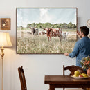 Texas Longhorn Cattle Wall Art Canvas Print: Western Ranch by MyGreatCanvas | Canvas Wall Art Prints | Photo Prints & Wall Decor