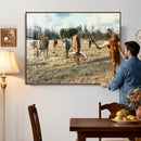 Texas Longhorn Wall Art Canvas Print, Western Ranch Cattle by MyGreatCanvas | Canvas Wall Art Prints | Photo Prints & Wall Decor