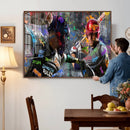 Graffiti Baseball Player Street Art Wall Art Canvas Print by MyGreatCanvas | Canvas Wall Art Prints | Photo Prints & Wall Decor