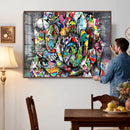 Abstract Graffiti Collage Street Art Wall Art Canvas Print by MyGreatCanvas | Canvas Wall Art Prints | Photo Prints & Wall Decor