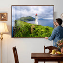 Coastal Lighthouse Wall Art Canvas Print, Cliffside Ocean by MyGreatCanvas | Canvas Wall Art Prints | Photo Prints & Wall Decor