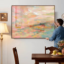 Abstract Pastel Landscape Wall Art Canvas Print – Soft Pink by MyGreatCanvas | Canvas Wall Art Prints | Photo Prints & Wall Decor
