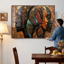 Abstract Afro American Women Wall Art Canvas Print by MyGreatCanvas | Canvas Wall Art Prints | Photo Prints & Wall Decor