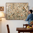 Vintage Birds and Flowers Wall Art Canvas Print, Botanical by MyGreatCanvas | Canvas Wall Art Prints | Photo Prints & Wall Decor