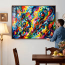 Geometric Abstract Wall Art Canvas Print, Bold Color by MyGreatCanvas | Canvas Wall Art Prints | Photo Prints & Wall Decor