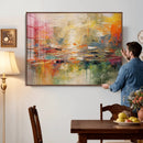 Colorful Abstract Canvas Wall Art — Large Textured Oil by MyGreatCanvas | Canvas Wall Art Prints | Photo Prints & Wall Decor