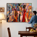 African American Jazz Singer Canvas Art — Red Dress Black by MyGreatCanvas | Canvas Wall Art Prints | Photo Prints & Wall Decor