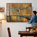 Gustav Klimt Golden Cityscape Wall Art Canvas Print, Framed by MyGreatCanvas | Canvas Wall Art Prints | Photo Prints & Wall Decor