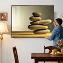 Zen Stone Wall Art Canvas Print, Balanced Rock Stack Framed by MyGreatCanvas | Canvas Wall Art Prints | Photo Prints & Wall Decor