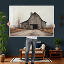 Farmhouse Rustic Barn Wall Art Canvas Print – Framed and by MyGreatCanvas | Canvas Wall Art Prints | Photo Prints & Wall Decor
