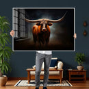 Abstract Texas Longhorn Wall Art Print | 3-Panel Large Texas by MyGreatCanvas | Canvas Wall Art Prints | Photo Prints & Wall Decor