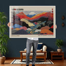 Yayoi Kusama Wall Art – Framed Japanese Abstract Art Print,