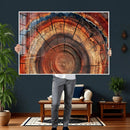 Abstract Tree Ring Art, Colorful Tree Ring Wall Decor, by MyGreatCanvas | Canvas Wall Art Prints | Photo Prints & Wall Decor
