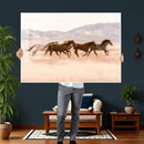 Wild Horse Wall Art Canvas Print – Framed Rustic Western Art by MyGreatCanvas | Canvas Wall Art Prints | Photo Prints & Wall Decor