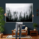Foggy Forest Wall Art Canvas Print – Mountain Woodland by MyGreatCanvas | Canvas Wall Art Prints | Photo Prints & Wall Decor
