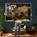 World Map Canvas Print, Modern Decorative Framed Map Artwork by MyGreatCanvas | Canvas Wall Art Prints | Photo Prints & Wall Decor