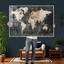 World Map Canvas Print – Detailed Map of the World Wall Art by MyGreatCanvas | Canvas Wall Art Prints | Photo Prints & Wall Decor