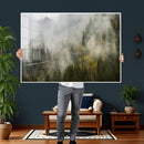 Misty Mountain Canvas Print, Foggy Pine Trees Nature Wall by MyGreatCanvas | Canvas Wall Art Prints | Photo Prints & Wall Decor