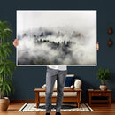Foggy Forest Wall Art Canvas Print, Misty Pine Tree by MyGreatCanvas | Canvas Wall Art Prints | Photo Prints & Wall Decor