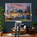 Baltimore Skyline Wall Art Canvas Print, Baltimore Downtown by MyGreatCanvas | Canvas Wall Art Prints | Photo Prints & Wall Decor