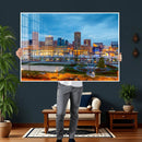 Baltimore Skyline Wall Art Canvas Print, Baltimore Downtown by MyGreatCanvas | Canvas Wall Art Prints | Photo Prints & Wall Decor