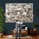 Texas Longhorn Cow Farmhouse Animals Wall Art Canvas Print - by MyGreatCanvas | Canvas Wall Art Prints | Photo Prints & Wall Decor