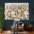 American Elk Wall Art Canvas Print - Abstract Deer Animal by MyGreatCanvas | Canvas Wall Art Prints | Photo Prints & Wall Decor