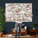 Abstract Longhorn Herd Wall Art Canvas Print - Abstract by MyGreatCanvas | Canvas Wall Art Prints | Photo Prints & Wall Decor