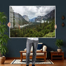 Yosemite Valley Wall Art Canvas Print – Misty Mountain by MyGreatCanvas | Canvas Wall Art Prints | Photo Prints & Wall Decor