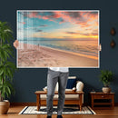 Beach Walk Wall Art Canvas Print – Soft Coastal Photography by MyGreatCanvas | Canvas Wall Art Prints | Photo Prints & Wall Decor