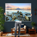 Mayon Volcano Seascape Wall Art Canvas Print, Tropical Ocean by MyGreatCanvas | Canvas Wall Art Prints | Photo Prints & Wall Decor