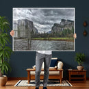 Yosemite Valley River Wall Art Canvas Print, Granite Cliffs by MyGreatCanvas | Canvas Wall Art Prints | Photo Prints & Wall Decor
